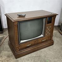 Image result for Old School Console TV
