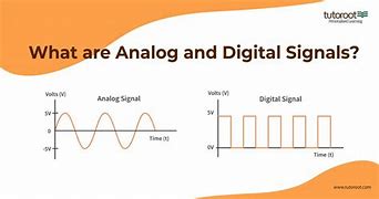 Image result for Analog and Digital Signals Examples