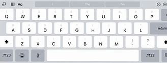 Image result for iPad Virtual Keyboard Symbol