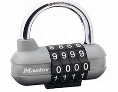 Image result for Master Lock 4 Digit Padlock