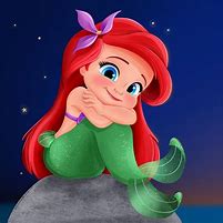 Image result for Cute Disney Princess Ariel Drawings