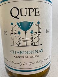 Image result for Qupe Chardonnay Reserve Bien Nacido