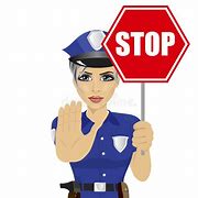 Image result for Holding Stop Sign Clip Art