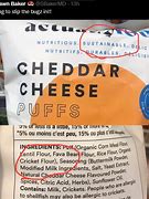 Image result for Cricket Food Label