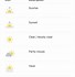 Image result for Weather Symbols On iPhone