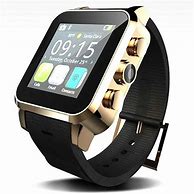 Image result for Wrist Watch Phone China Black and Gold