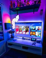 Image result for TV Stand Gaming Setup