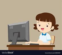 Image result for Cartoon Student On Computer