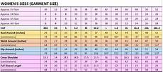 Size Charts Amp Fit Guide Women S Size Chart Men S
