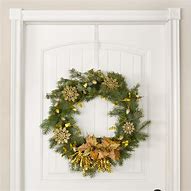 Image result for Thin Over the Door Wreath Hanger