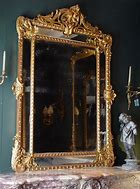 Image result for Large Antique Gold Framed Mirror