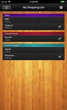 Image result for Shopping List for iPhone