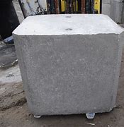 Image result for 1 Metre Cubed Concrete Block