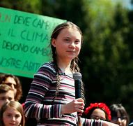 Image result for Greta Thunberg with Giordano of Juice Media