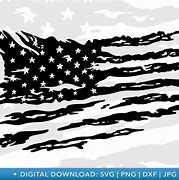 Image result for Tattered and Torn American Flag Drawing