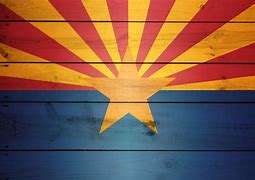 Image result for Arizona Flag State Shape