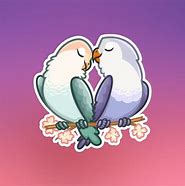 Image result for Love Birds Emoji