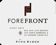 Image result for Pine Ridge Pinot Noir Forefront Willamette Valley