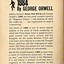 Image result for George Orwell 1984 Original Book Cover