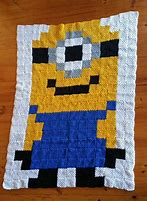 Image result for Crochet Minion Afghan Pattern