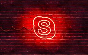 Image result for Skype Logo Red