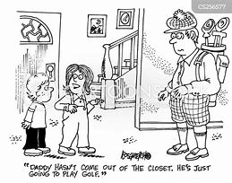 Image result for Coming Out of Closet Cartoon