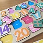 Image result for Wooden Number Puzzle 1