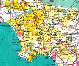 Image result for Los Angeles Tourist Map