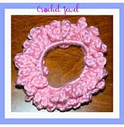 Image result for Crochet Ponytail Holder Pattern