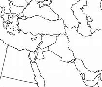 Image result for Middle East Map Blank No Borders