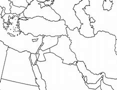 Image result for Middle East Map Outline