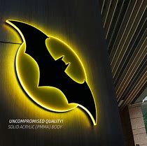 Image result for Batman Logo Mirror Wall Light