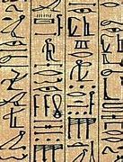 Image result for Hieroglyphics Papyrus