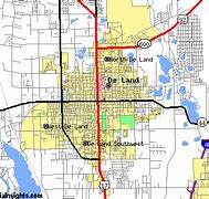 Image result for Map of Florida Showing Deland