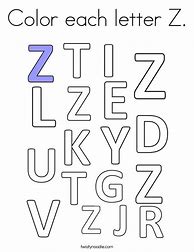 Image result for Letter Z Color