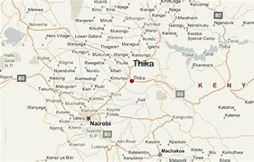 Image result for Thika Kenya Map