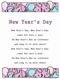 Image result for New Year's Day Song