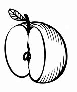 Image result for Apple Coloring Page