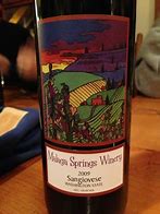 Image result for Malaga Springs Sangiovese