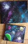 Image result for How to Make a Galaxy Painting Acrylic