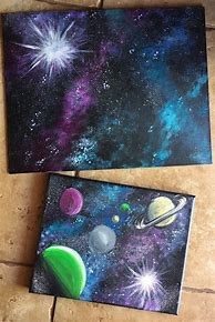 Image result for How to Paint a Galaxy