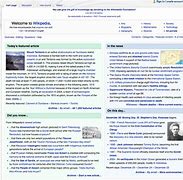 Image result for Wikipedia Website Template