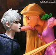 Image result for Jack Frost and Rapunzel Elsa