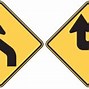 Image result for Road Entering Curve Sign
