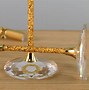 Image result for Gold Scroll Champagne Flutes