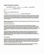 Image result for Production Company Contract