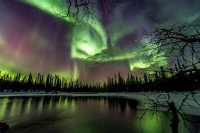 Image result for Northern Lights Mountains Finland