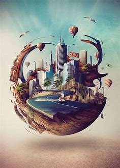 'Little World' Poster by Mr Xerty  | Displate