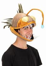 Image result for Hook and Fish to Put On Leather Hat