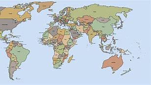 Image result for Current Map of the World